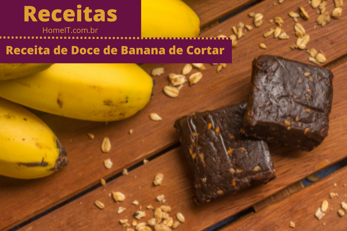 Receita de Doce de Banana de Cortar