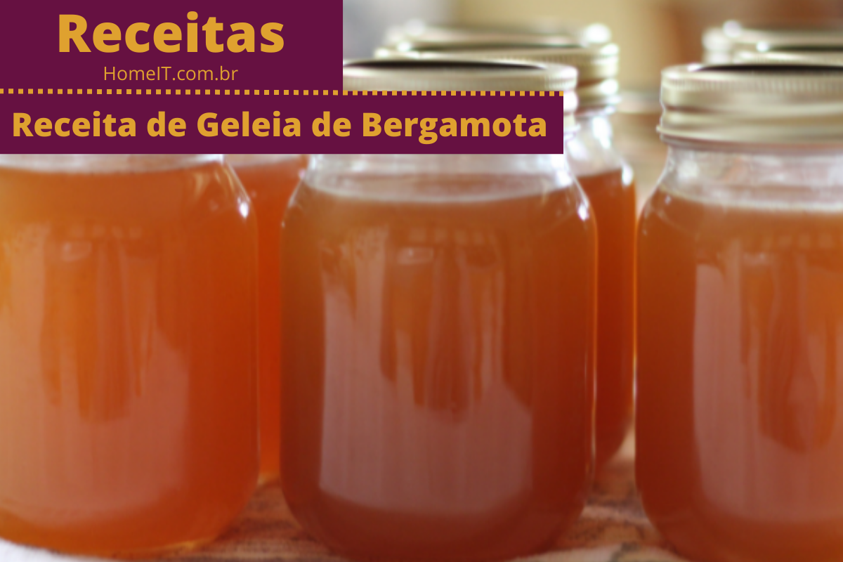 Receita de Geleia de Bergamota