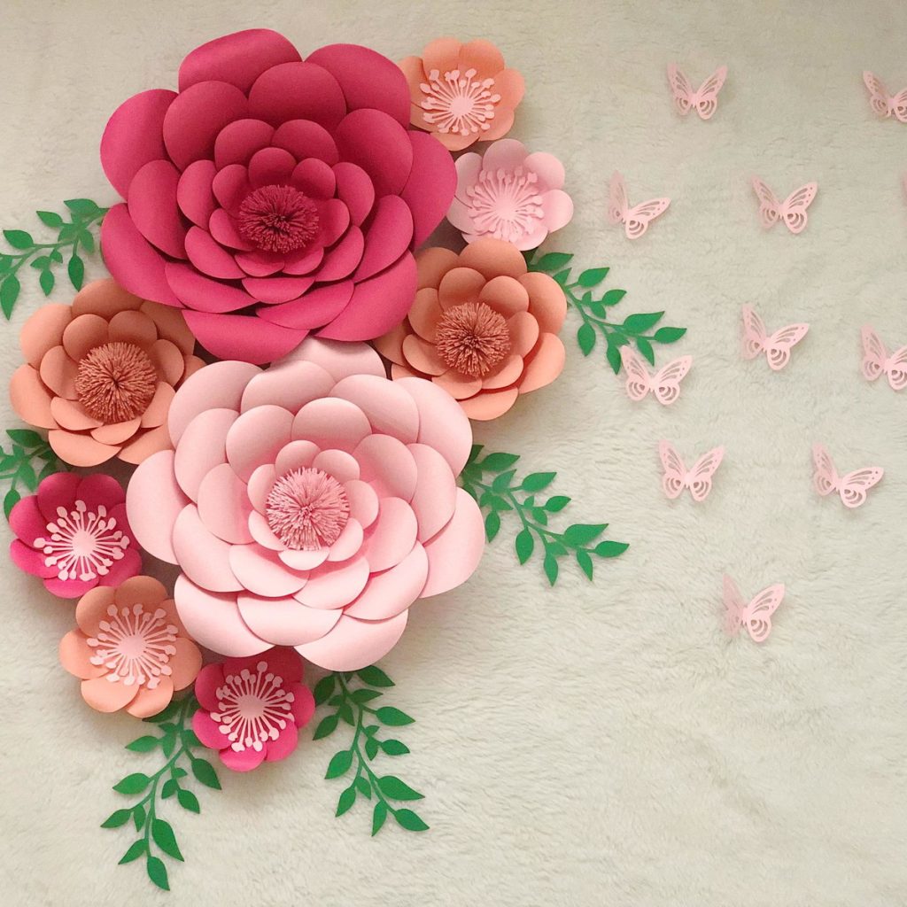 Como fazer flores de papel; passo a passo completo, rápido e de BAIXO CUSTO