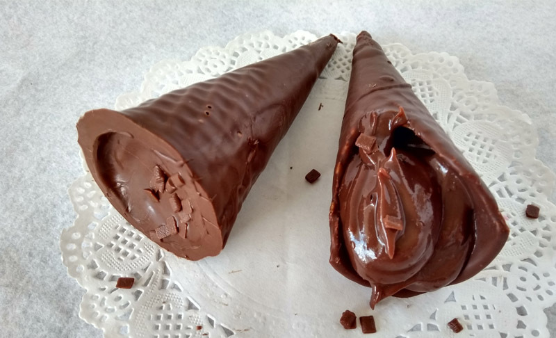 Receita de Cone Trufado. Receita muito especial para o Dia das Crianças!