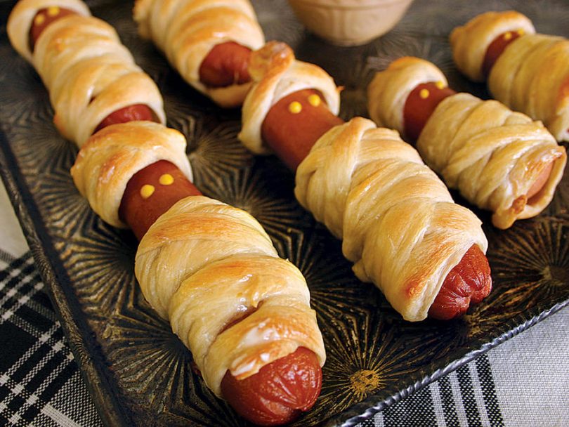 Receita de Múmias de Salsicha, muito FÁCIL e CRIATIVA para o Dia das Bruxas