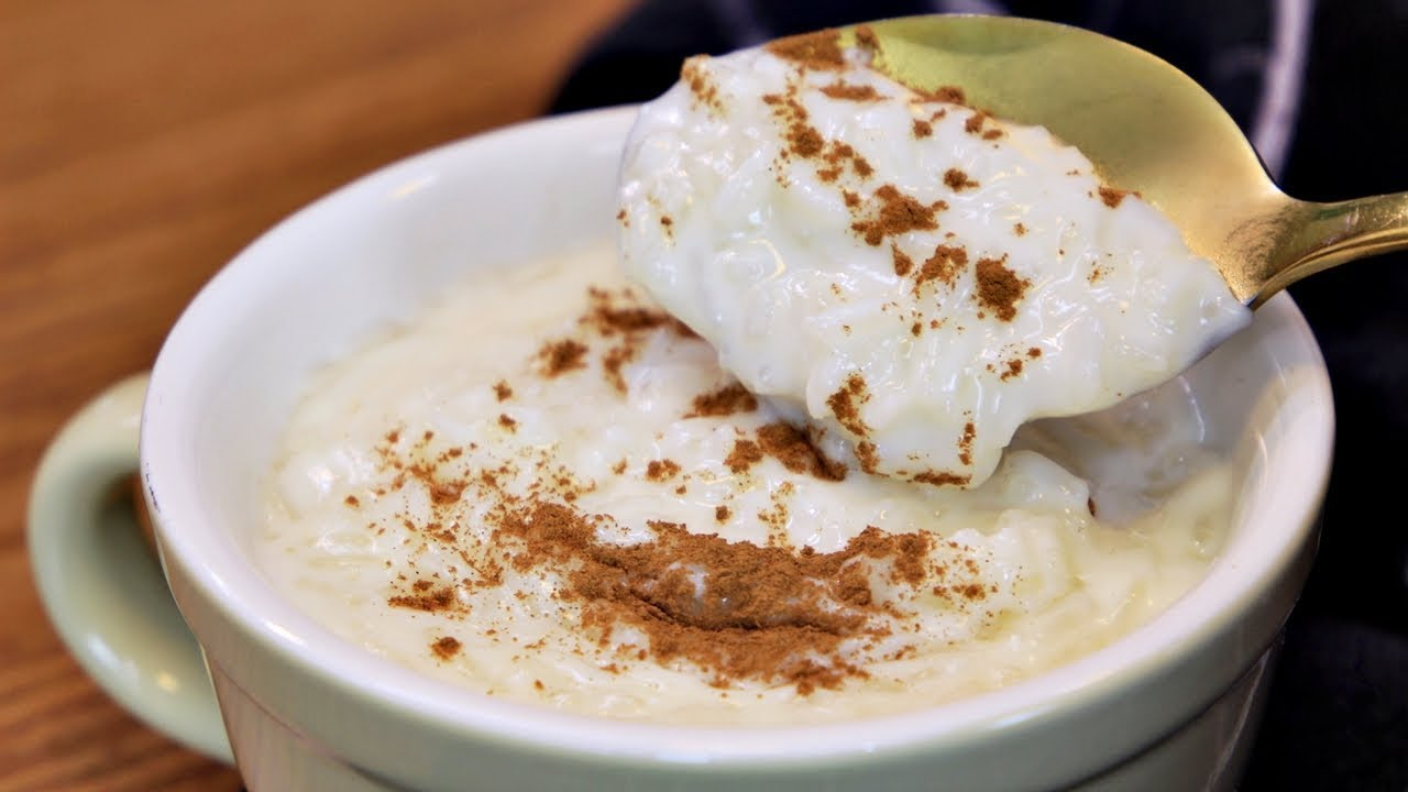 Receita de Arroz Doce, aquela receitinha tradicional, cremosa e rápida de ficar pronta