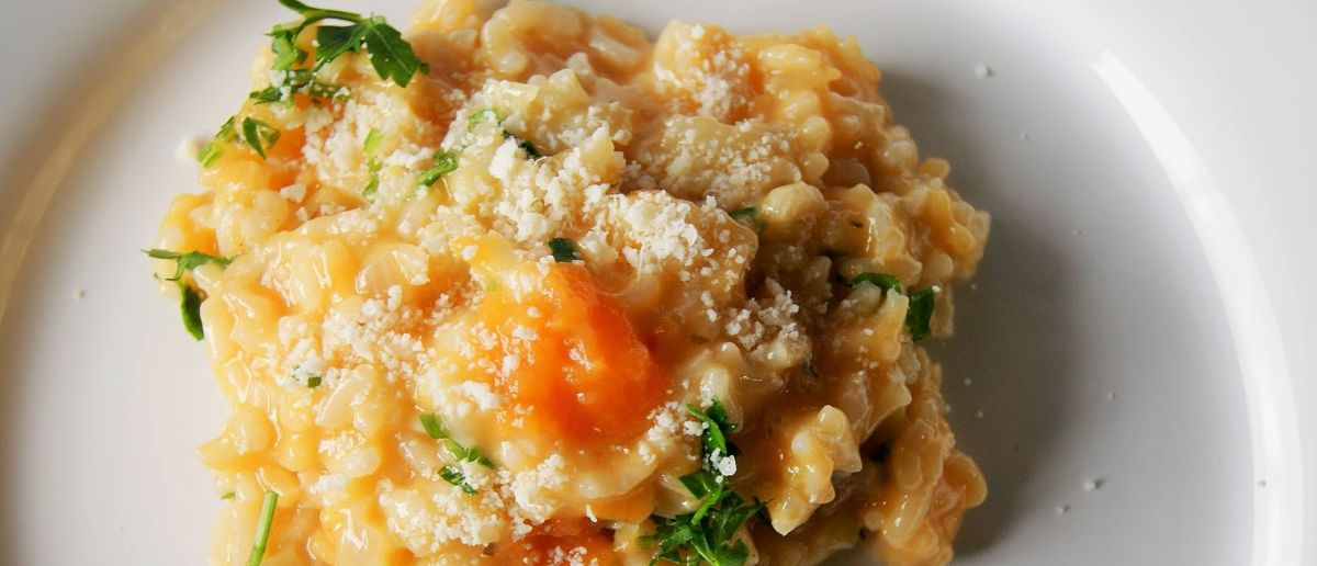 Receita de Risoto de Abóbora, uma opção deliciosa, cremosa e nutritiva para seu almoço!