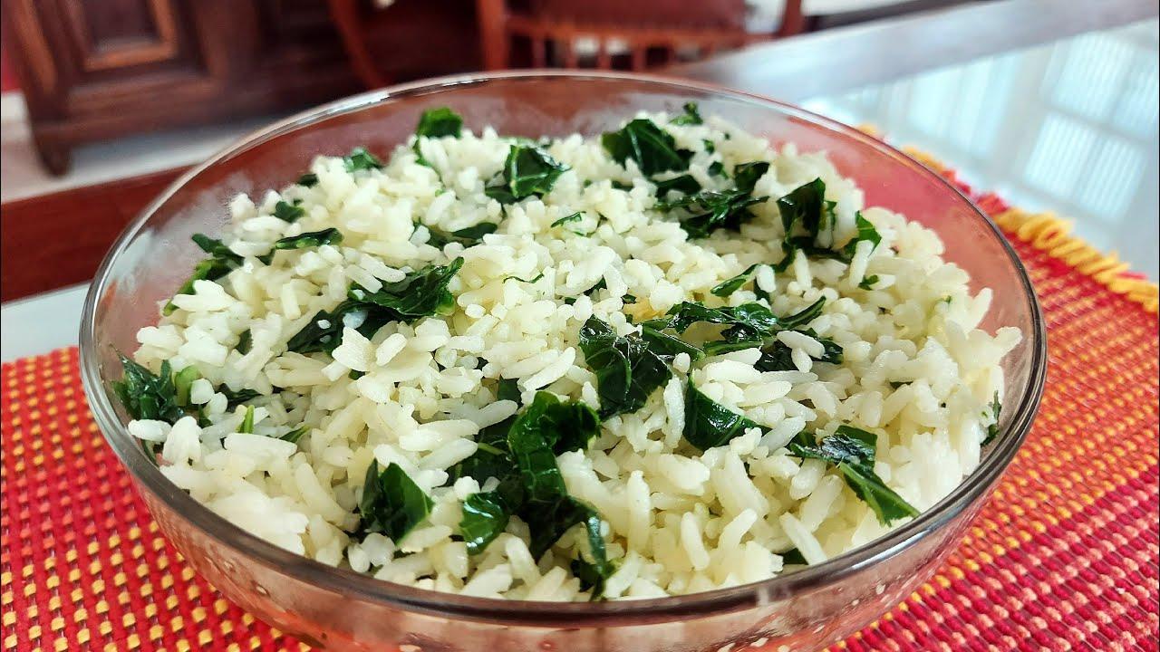 Receita de Arroz com Couve, para fazer e se surpreender com o sabor! Fácil e rápido!