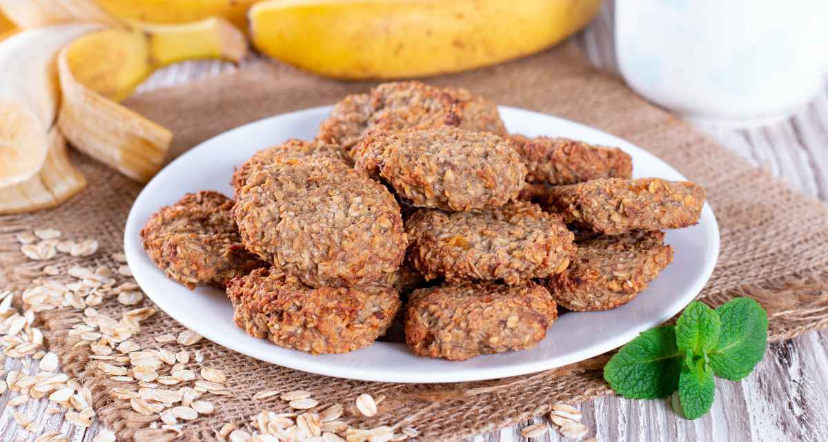 Receita de Biscoito de Banana com Aveia, opção que rende bastante e ainda é fit!