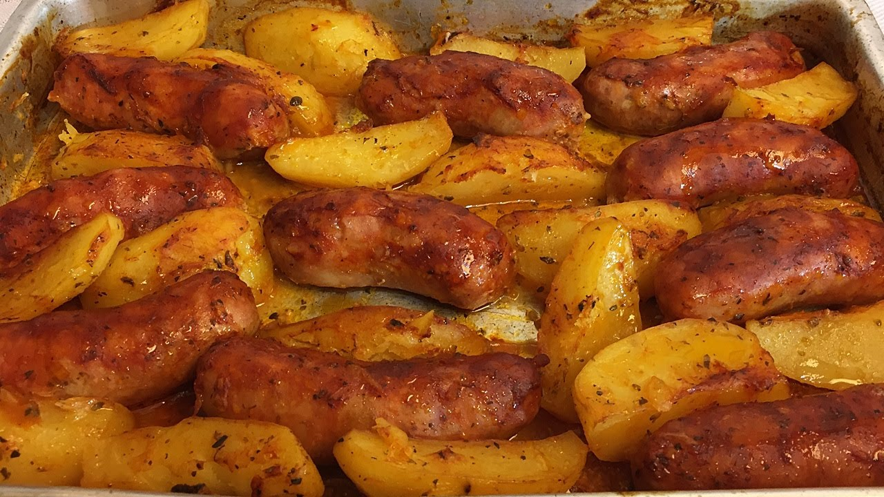 Receita de Linguiça no Forno, uma opção prática para o almoço ou jantar que não demora muito