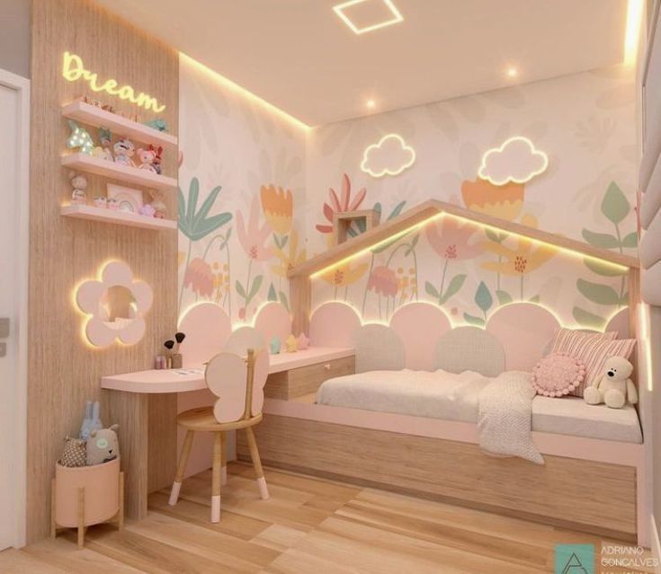 quarto de menina decoração lúdica