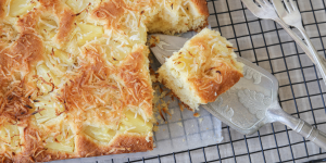 Receita de Bolo de Coco com Abacaxi