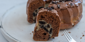 Receita de Bolo de Oreo