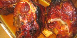 Receita de Pernil Assado no Forno à Portuguesa