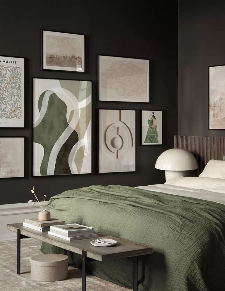 decorar quarto grande quadros grandes