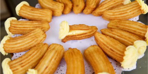 Receita de Churros de Batata com Molho de Queijo. Opção diferenciada que surpreende pelo sabor!