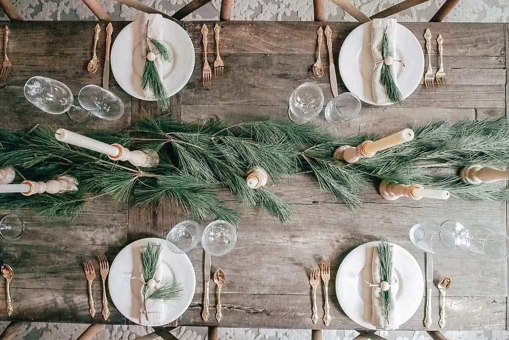 centro de mesa para natal