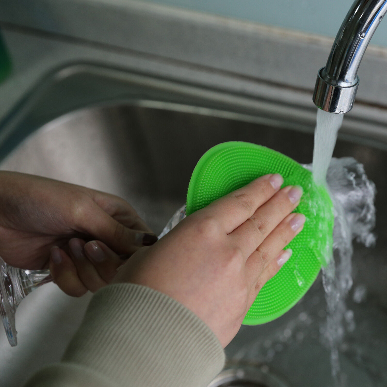 esponja de silicone para lavar louça