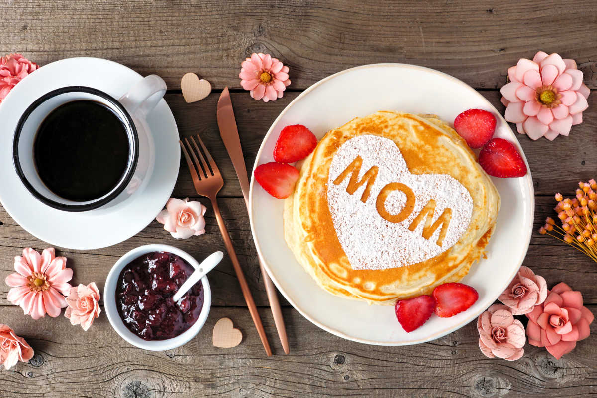 café da manhã para dia das mães