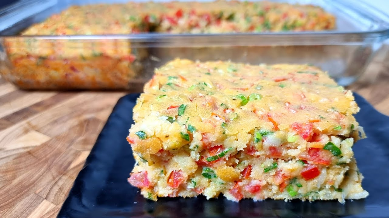 Receita de Torta de Liquidificador de Tomate simples e perfeita para qualquer hora do dia