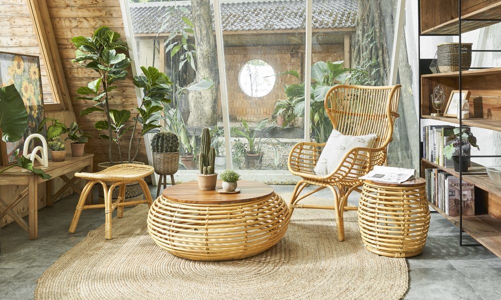 decorar a casa com rattan (Imagem: Reprodução/ Sunset Magazine)