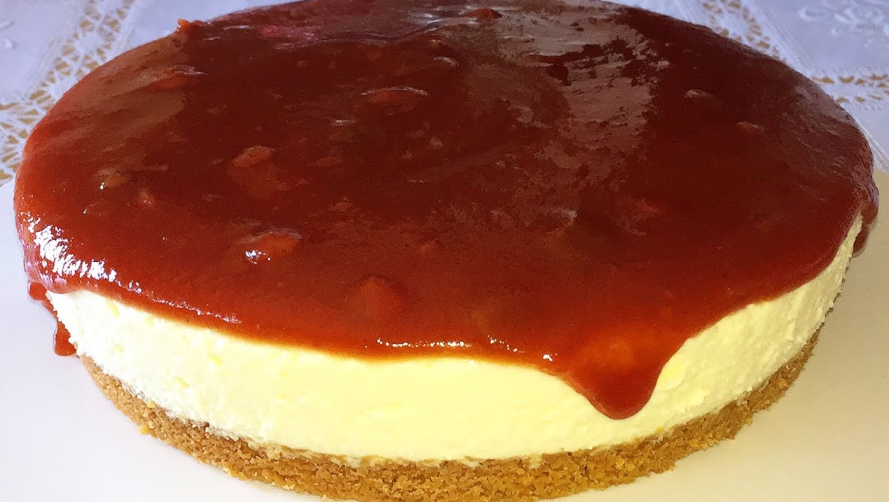 Cheesecake Romeu e Julieta