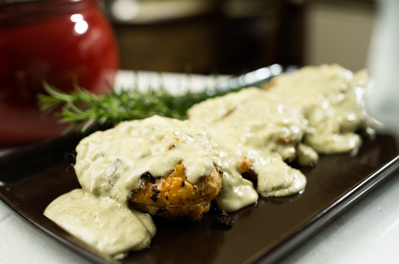 Frango com Molho de Gorgonzola