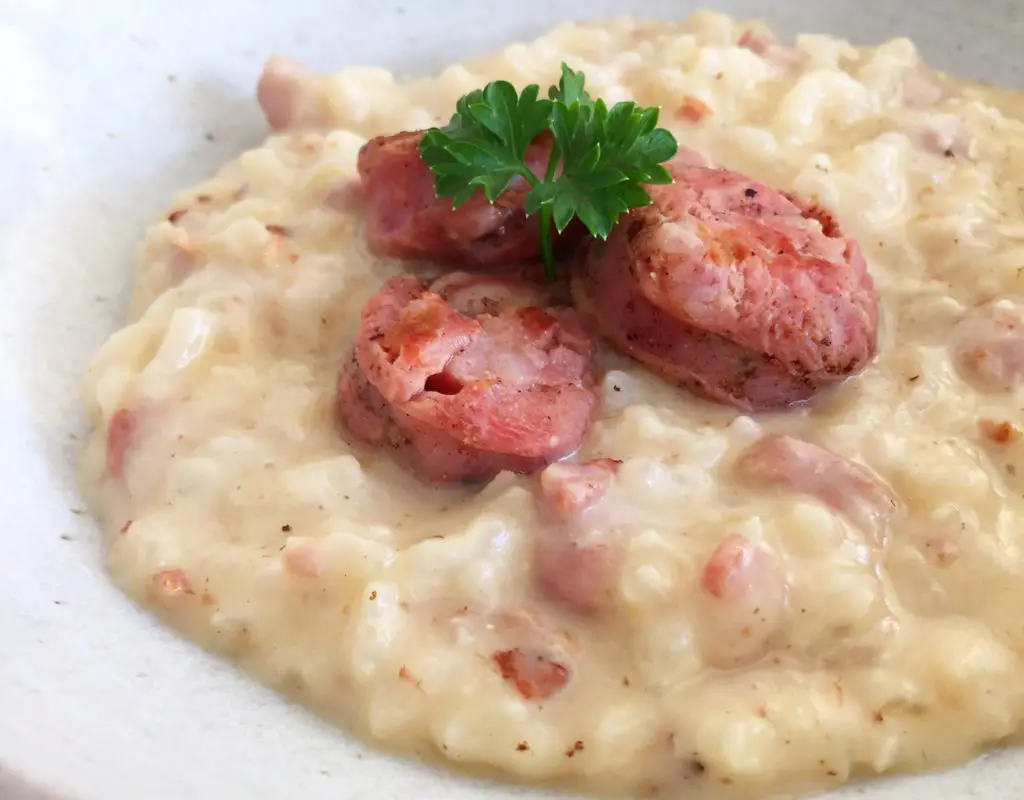 Risoto de Linguiça