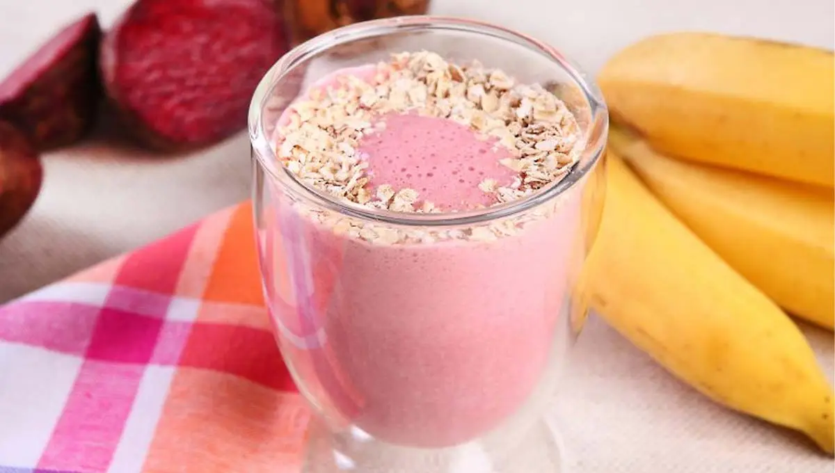 Vitamina de Morango com Banana e Aveia