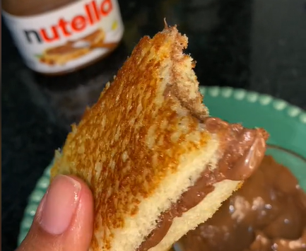 Misto-quente de Nutella