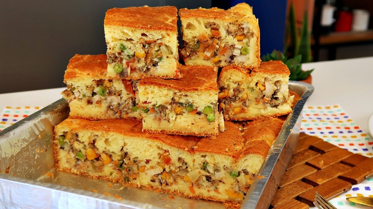 Torta de Sardinha com Legumes