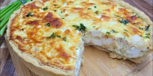 Receita de Quiche de Palmito