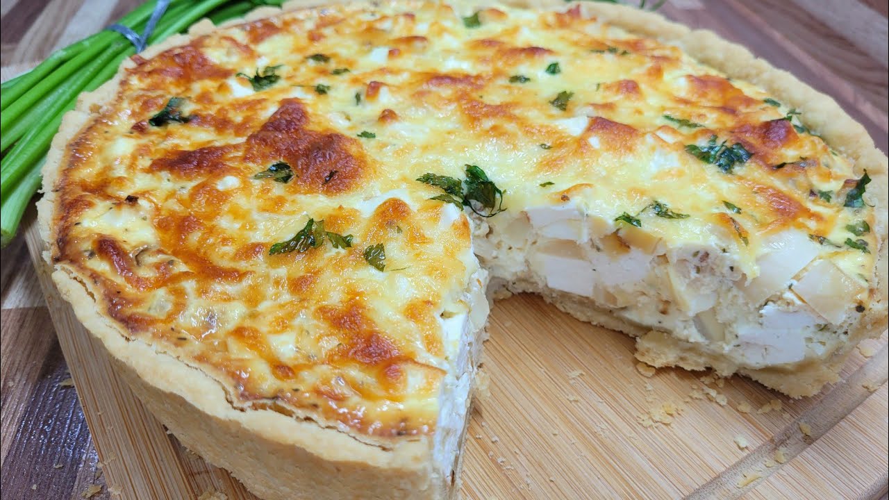 Receita de Quiche de Palmito