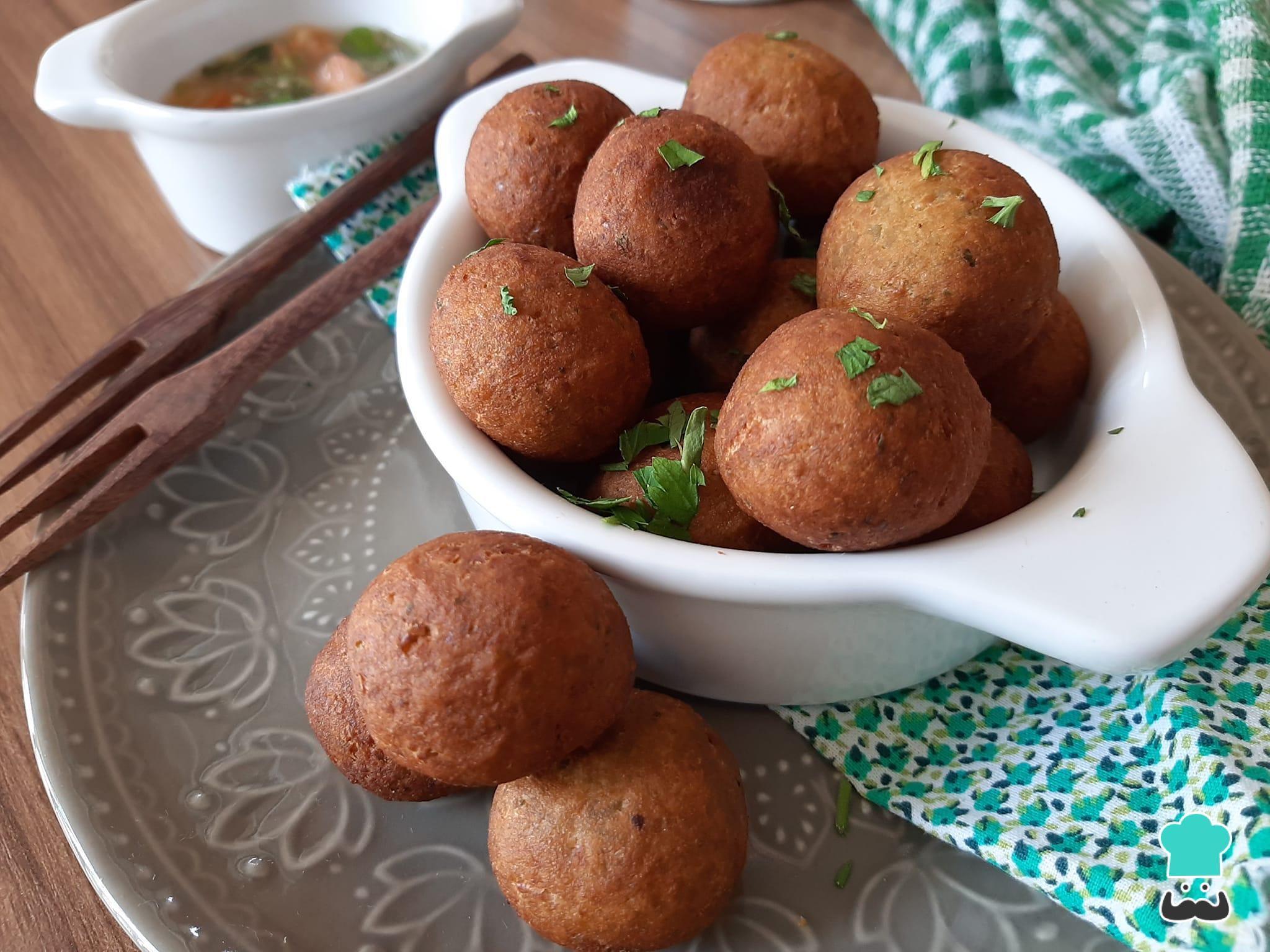 Receita de Bolinho de Ervilha