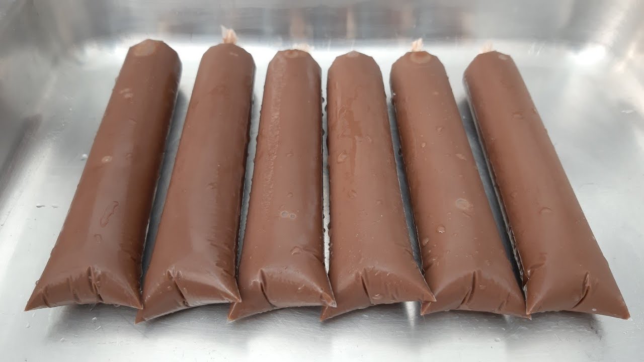 Receita de Geladinho de Chocolate