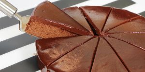 Bolo de chocolate de liquidificador