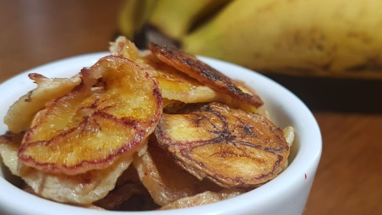 chips de banana na airfryer