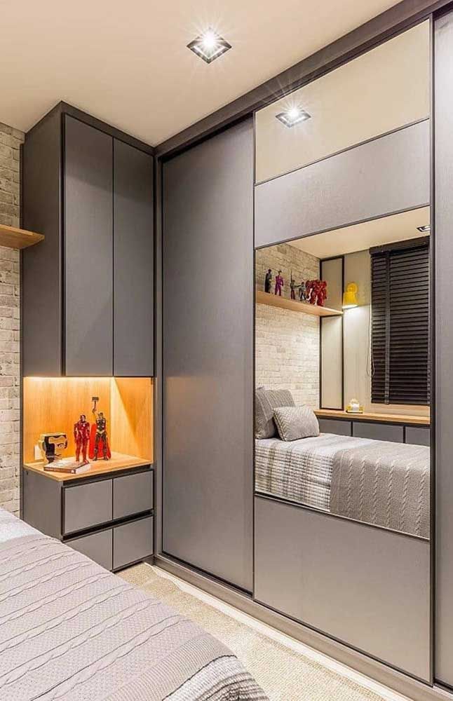 Quarto de Casal Pequeno com guarda-roupa dicas