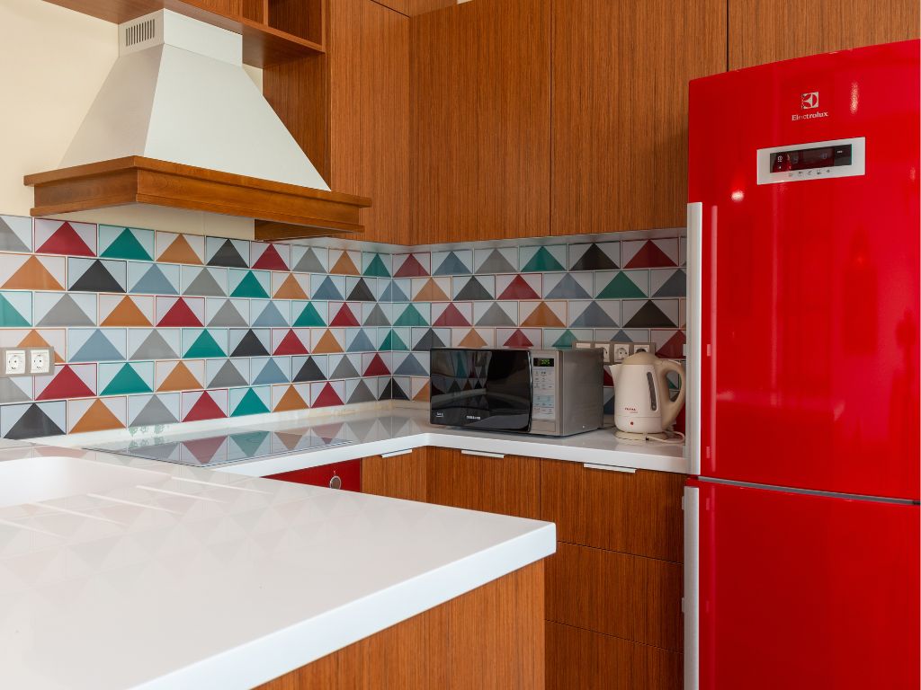 Revestimentos com azulejos coloridos cozinha