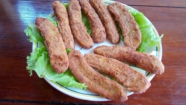 Banana frita empanada com fubá receita fácil que não dá errado