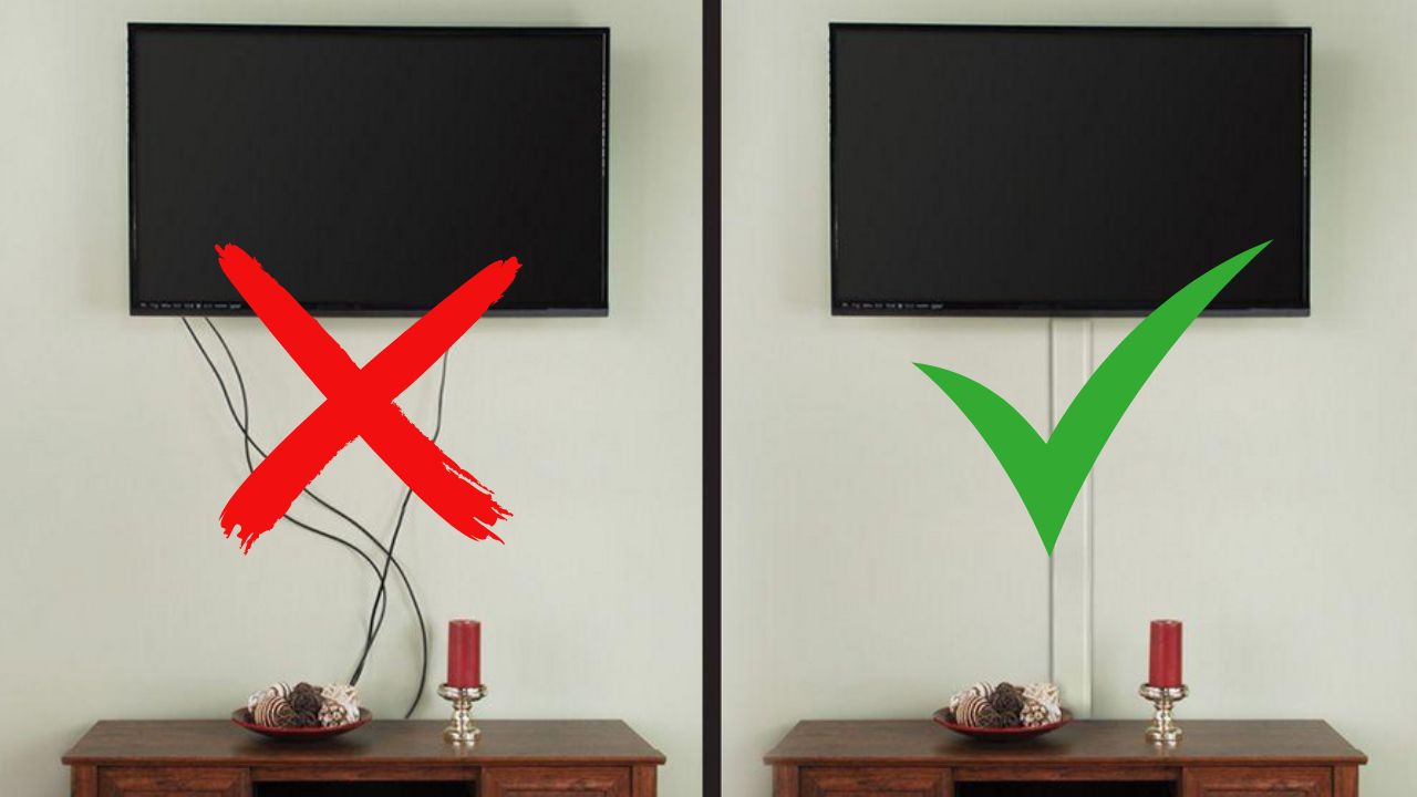 Melhores formas de fazer os fios da sua TV desaparecerem na decoração