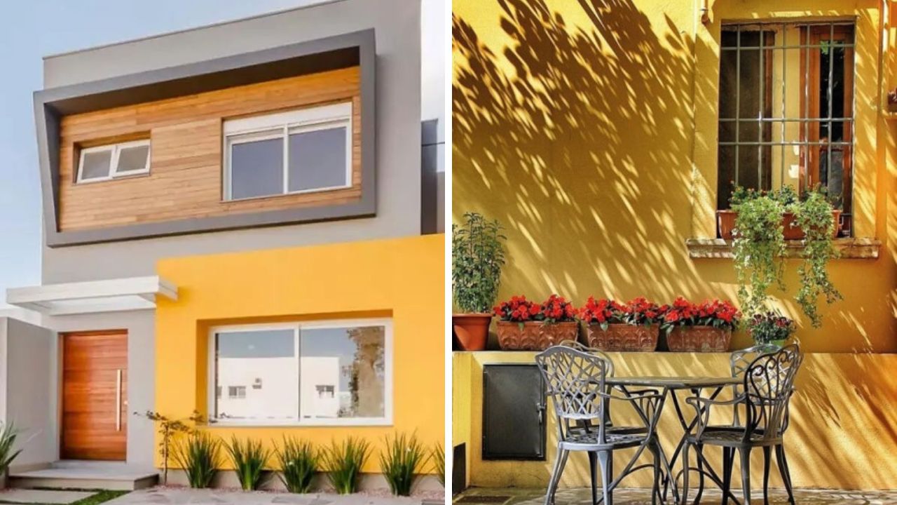 cor amarelo solar para fachada externa