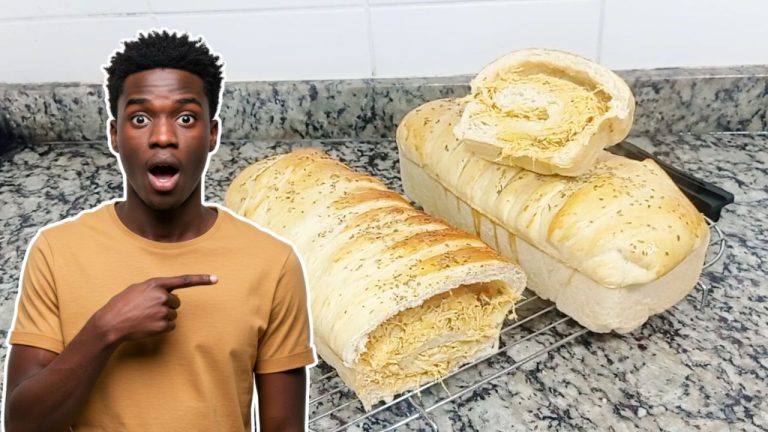 Pão caseiro recheado com frango a receita mais vendida do TikTok